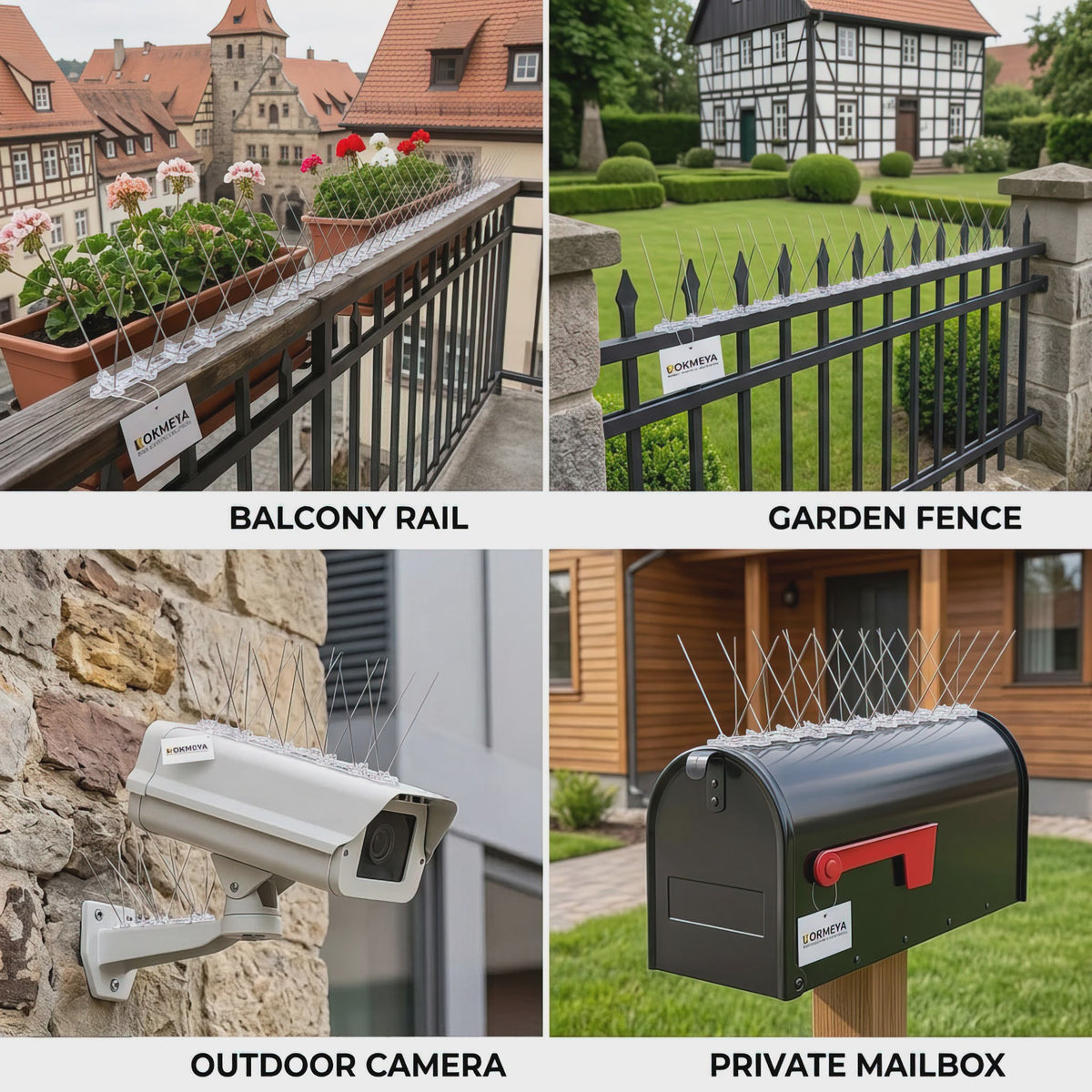 KOKMEYA RVS Vogelprikkers 5M/10M - Flexibele Basis voor Balkon, Dak, Tuin