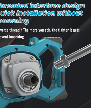 Krachtige Elektrische Handmixer met 6 Snelheden voor Verf, Cement, Plamuur en Meer