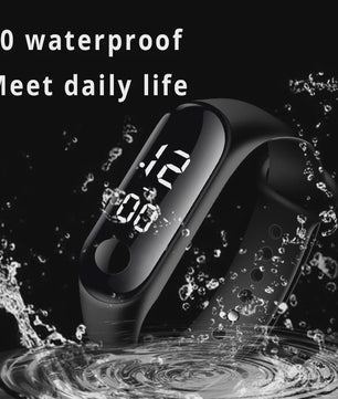 8x Kinder Horloge Digitaal LED Waterdicht - School, Sport, Dames & Heren