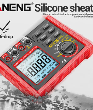 ANENG MH15 Digitale Isolatiemeter - 6000 Counts Weerstandsmeter met 100V/250V/500V/1000V Testspanning