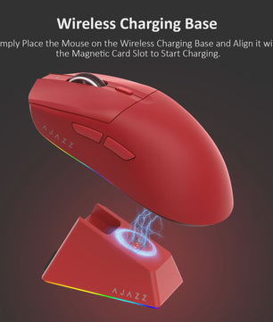 AJAZZ AJ139 V2 MC Ergonomische Gaming Muis - Lichtgewicht, Hoge Nauwkeurigheid & Tri-Mode Connectiviteit