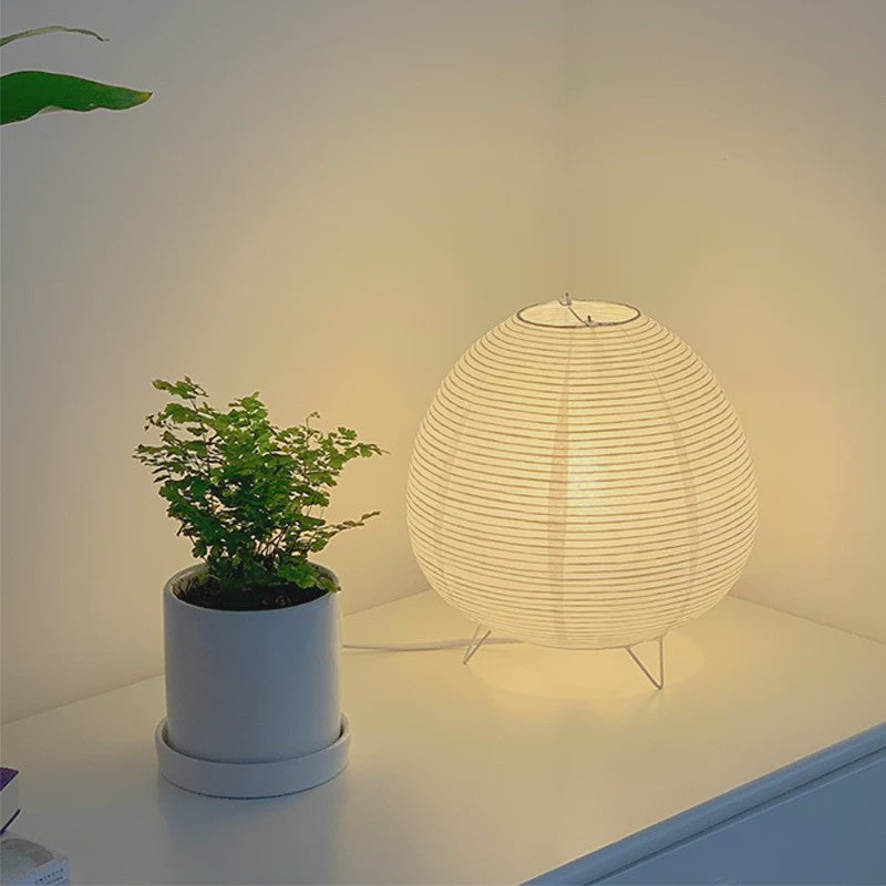 Wabi Sabi LED Tafellamp - Sfeervolle Scandinavische Verlichting voor Slaapkamer, Woonkamer en Bureau