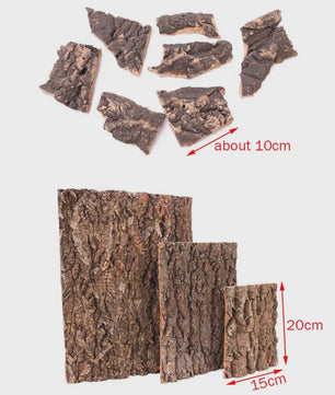 Natuurlijke Boomschors Decoratie voor Aquarium & Terrarium - Creëer een Realistische Achtergrond
