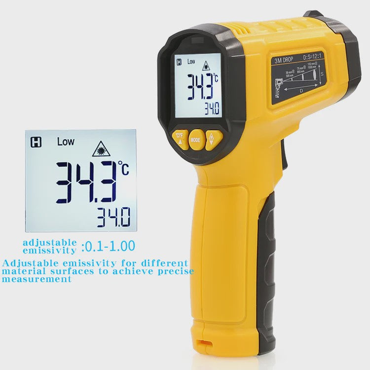 HYTAIS TS380/TS600 Infrarood Thermometer - Contactloze Temperatuurmeter