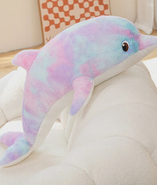Zachte Kleurrijke Dolfijn Pluche Knuffel - 50cm - Leuk Cadeau & Decoratie