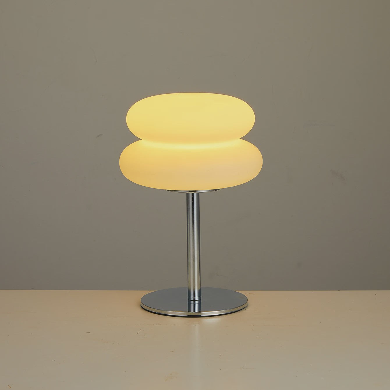 Nordic Mushroom Tafellamp - Bauhaus Design met 9-Niveaus Dimbaar Sfeerlicht