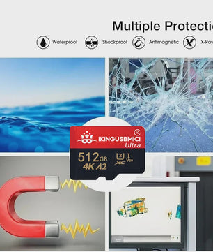 Snelle Micro SD Kaart (32GB-512GB) - U3, V30, A2 - Hoge Kwaliteit & Duurzaam