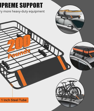 Inklapbare Trekhaak Bagagemand met 590L Waterdichte Tas - Heavy Duty Autocarrier