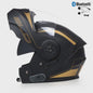 Modulaire Motorhelm Unisex met Dubbel Vizier & Bluetooth - DOT Gecertificeerd