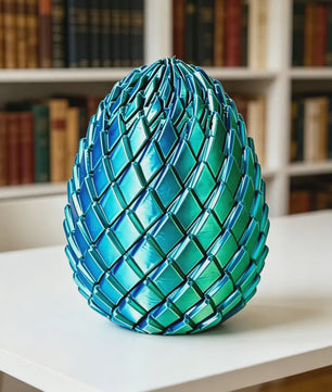 3D Geprint Draken Ei - Flexibel Stressverlichtend Speelgoed & Bureau Decoratie