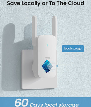 Dekco 5MP Ultra HD WiFi Video Deurbel met PIR Bewegingsdetectie & Tweeweg Audio