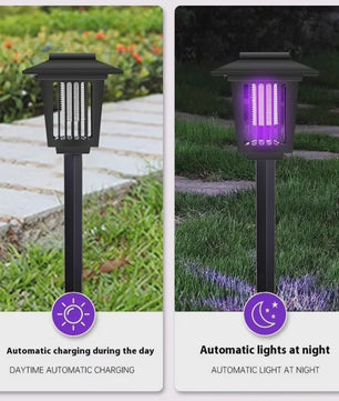 Solar Muggenvanger & Tuinlamp - Waterdicht, Automatisch & Decoratief