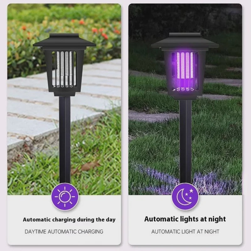 Solar Muggenvanger & Tuinlamp - Waterdicht, Automatisch & Decoratief