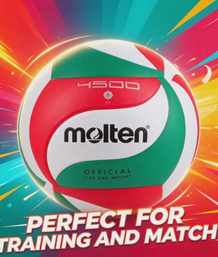 Molten 4500/5000 Volleybal Maat 5 PU - Officiële Wedstrijd & Training Indoor/Outdoor