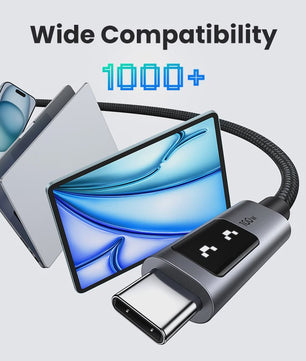 UGREEN UNO USB-C naar USB-C Kabel - 100W PD Snelladen & Data - 0.5-3M