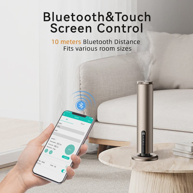 Intelligente Aroma Diffuser met APP Controle - 300m³ Dekking - Waterloos & Slim