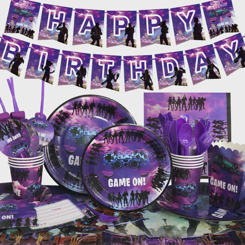 Feestdecoratie Fortnite & Llama Thema - Verjaardag, Babyborrel & Kinderfeest