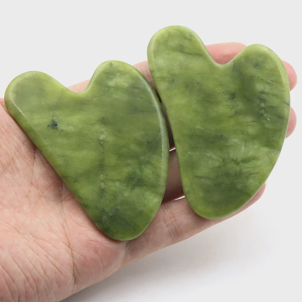 Gua Sha Schraper Gezichtsmassage Tool van Natuursteen voor Huidverzorging