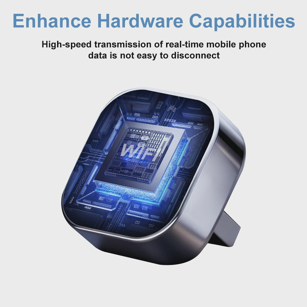 Draadloze CarPlay & Android Auto Adapter: Upgrade uw auto met 2-in-1 Plug & Play Dongle