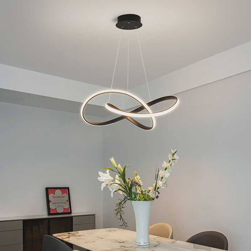 Moderne LED Plafondlamp Chandelier - Stijlvolle Hanglamp voor Woonkamer, Eetkamer & Hal