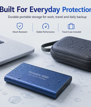 Snelle Externe SSD 1TB/2TB USB 3.1 - Compacte Mobiele Opslag voor PC & Mac