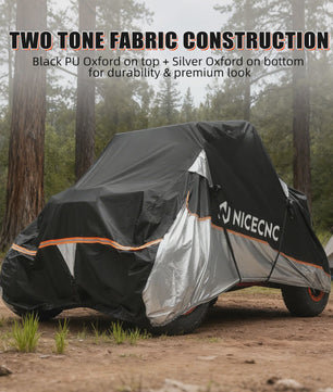 Waterdichte Heavy Duty UTV Cover voor 2-zitter Can-Am X3, Kawasaki KRX1000, Honda Talon, RZR XP1000 - 420D Materiaal