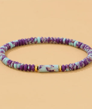 Natuurstenen Kralen Armbanden - Picasso Jasper & Zee Sediment Turquoise