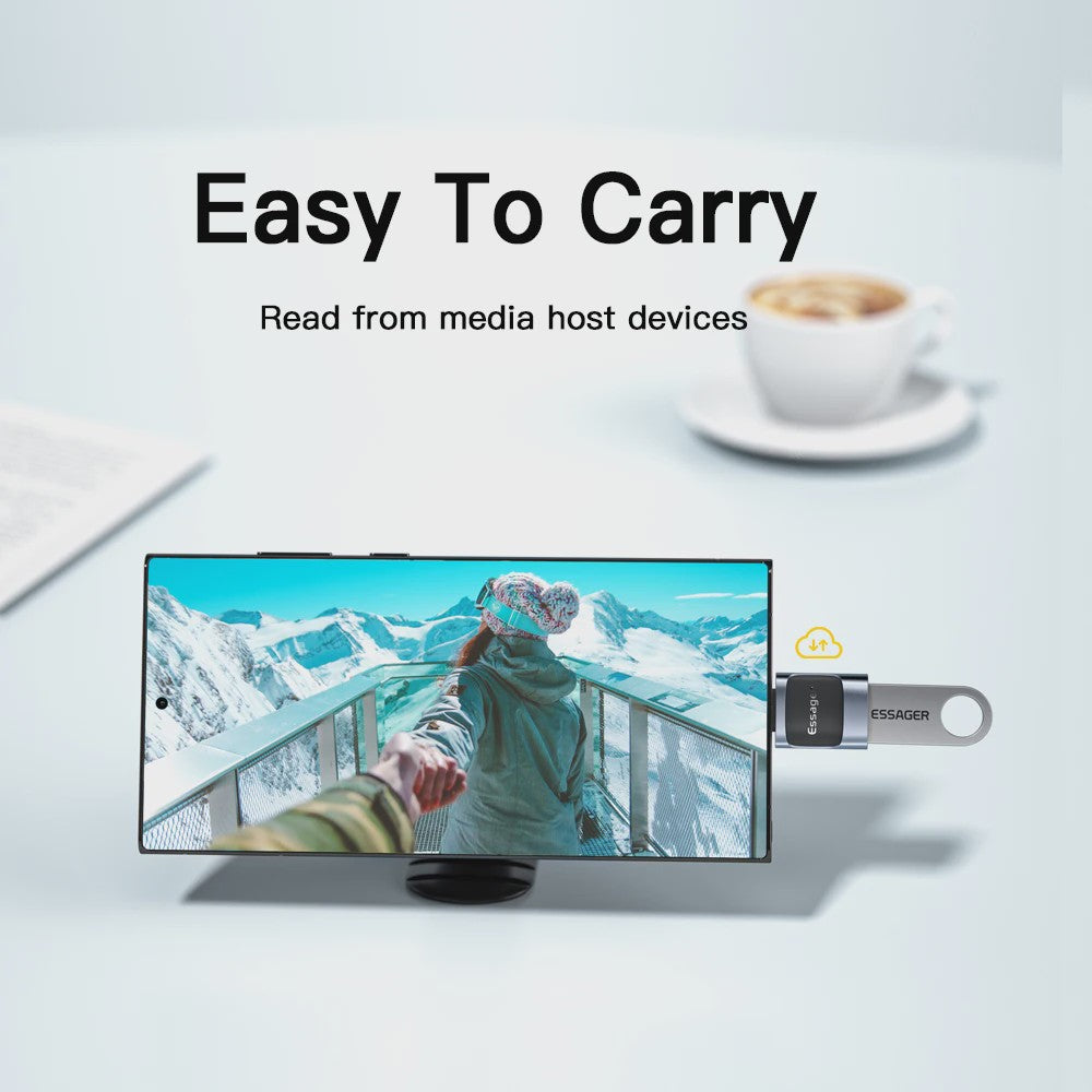 Essager USB 3.0 OTG Adapter: Type-C naar USB-A Female Converter