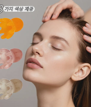 Schattige Octopus Hoofdhuid Massager - Resin, Stressverlichting & Haarverzorging