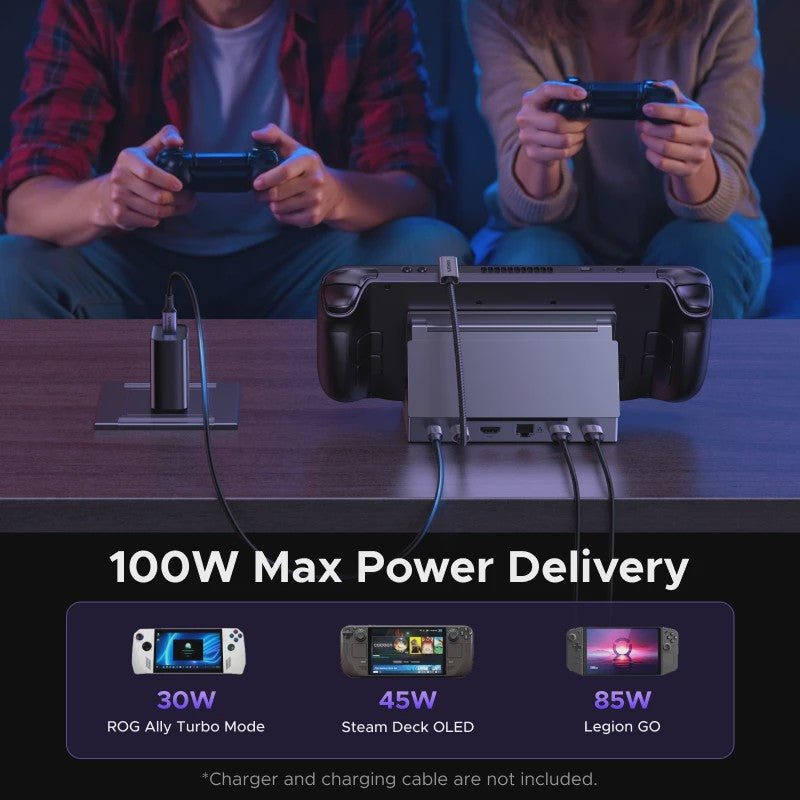 UGREEN 6-in-1 Docking Station voor Steam Deck, ROG Ally & Legion Go - 4K@120Hz HDMI, 100W PD