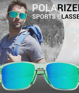 SCVCN Polarized Sportzonnebril - UV400 Bescherming voor Fietsen, Wandelen & Outdoor