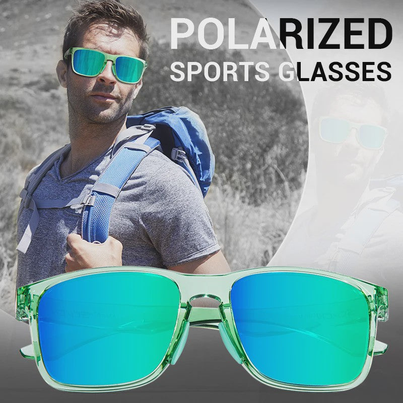 SCVCN Polarized Sportzonnebril - UV400 Bescherming voor Fietsen, Wandelen & Outdoor