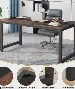 Moderne Bureau Tafel voor Thuiswerk of Kantoor - Ruim Werkstation
