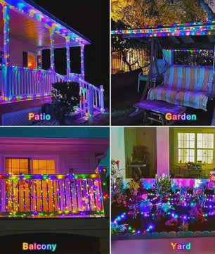 Zonne-energie Tuinslingers met 8 Modi - Waterdichte Draadverlichting voor Buitenfeesten en Kerst