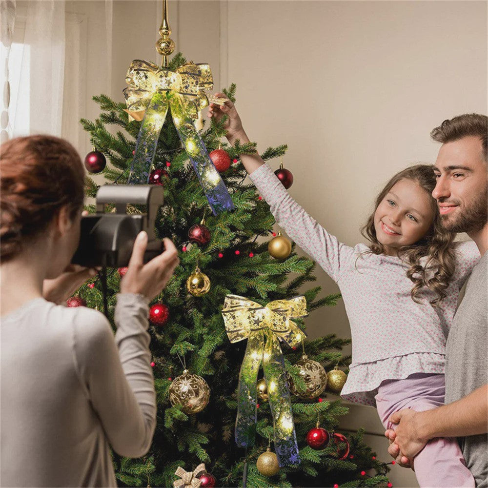 Kerstlint met LED Verlichting - Batterijgevoed - Decoratie voor Kerstboom & Feestdagen