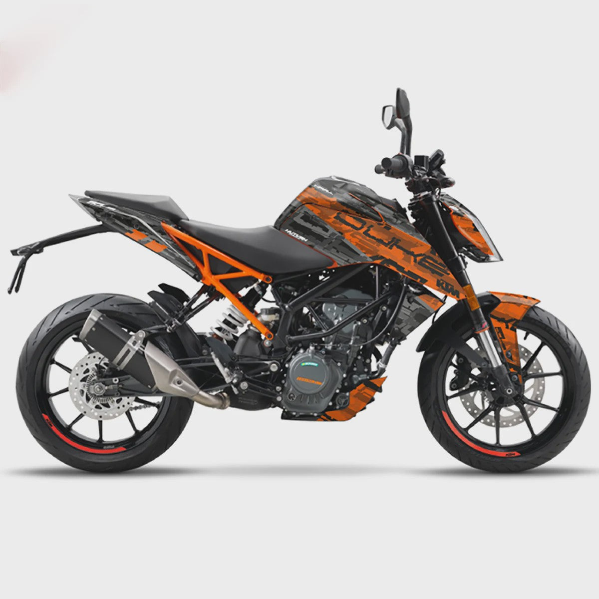 KTM Duke Velgstickers - Decoratieve Vinyl Decals voor Duke 125, 390, 690, 790