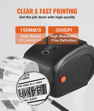 300DPI Bluetooth Thermische Label Printer met Automatische Papierherkenning