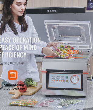 SucceBuy DZ-260C Chamber Vacuum Sealer - 320W Krachtige Vacumeermachine