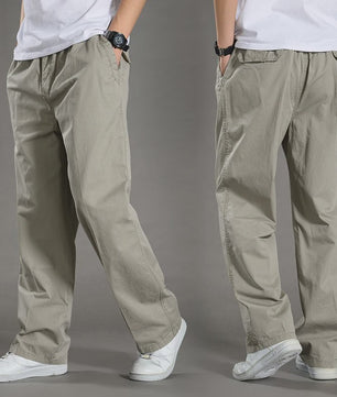 Herfst/Lente Heren Cargo Werkbroek Katoen - Casual Jogger & Klimbroek - Grote Maten tot 6XL