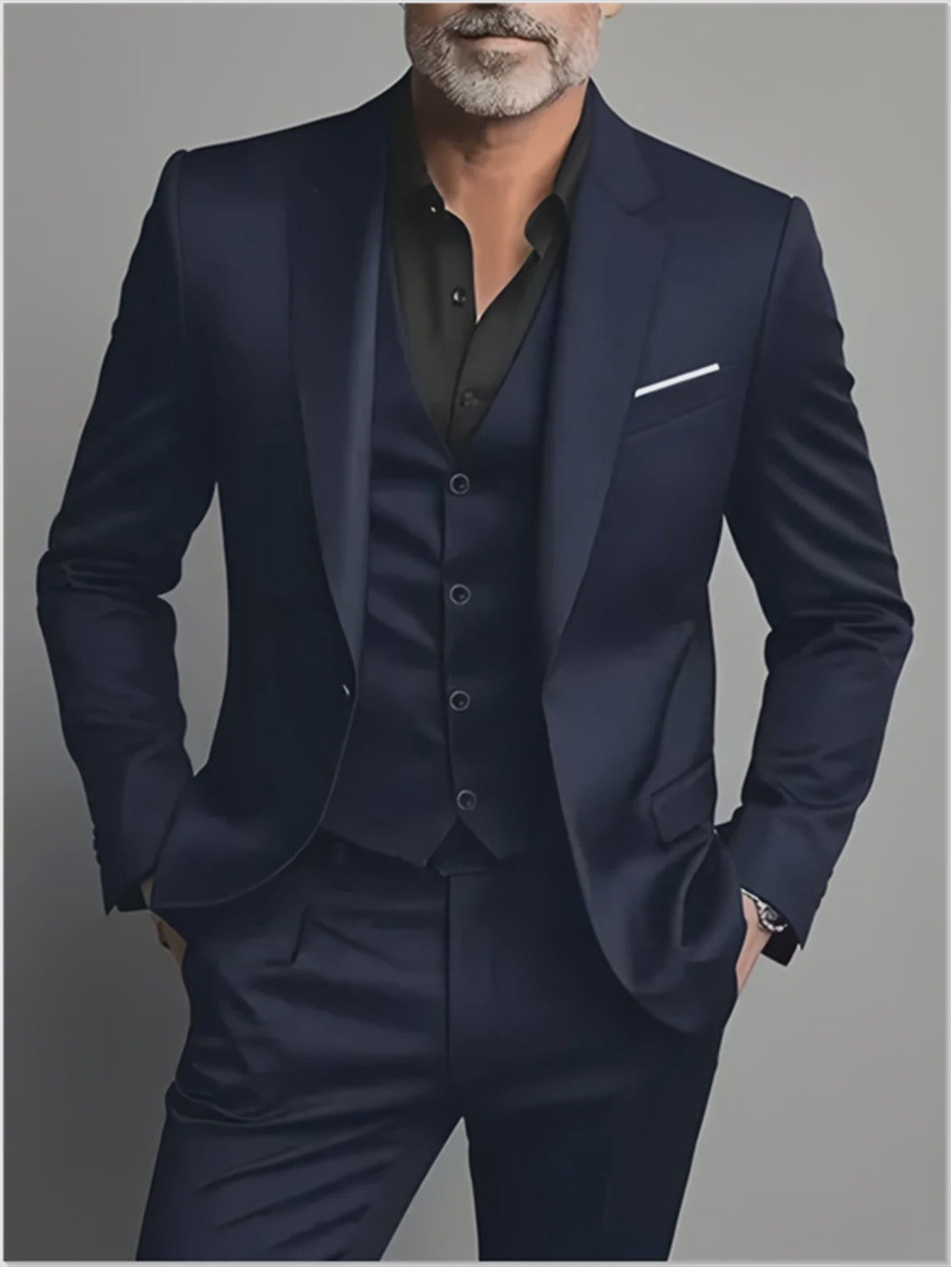 Elegante Heren Kostuum Set - Slim Fit Smoking voor Bruiloften & Formele Gelegenheden