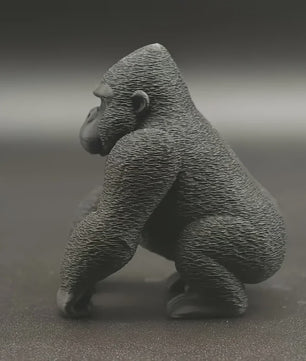 Realistisch Gorilla Beeldje - 3D Geprint Gorilla Ornament voor Bureau & Kantoor