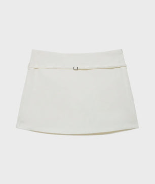Modieuze Skort met Riem en Ritssluiting - Stijlvolle Casual Kleding voor Dames