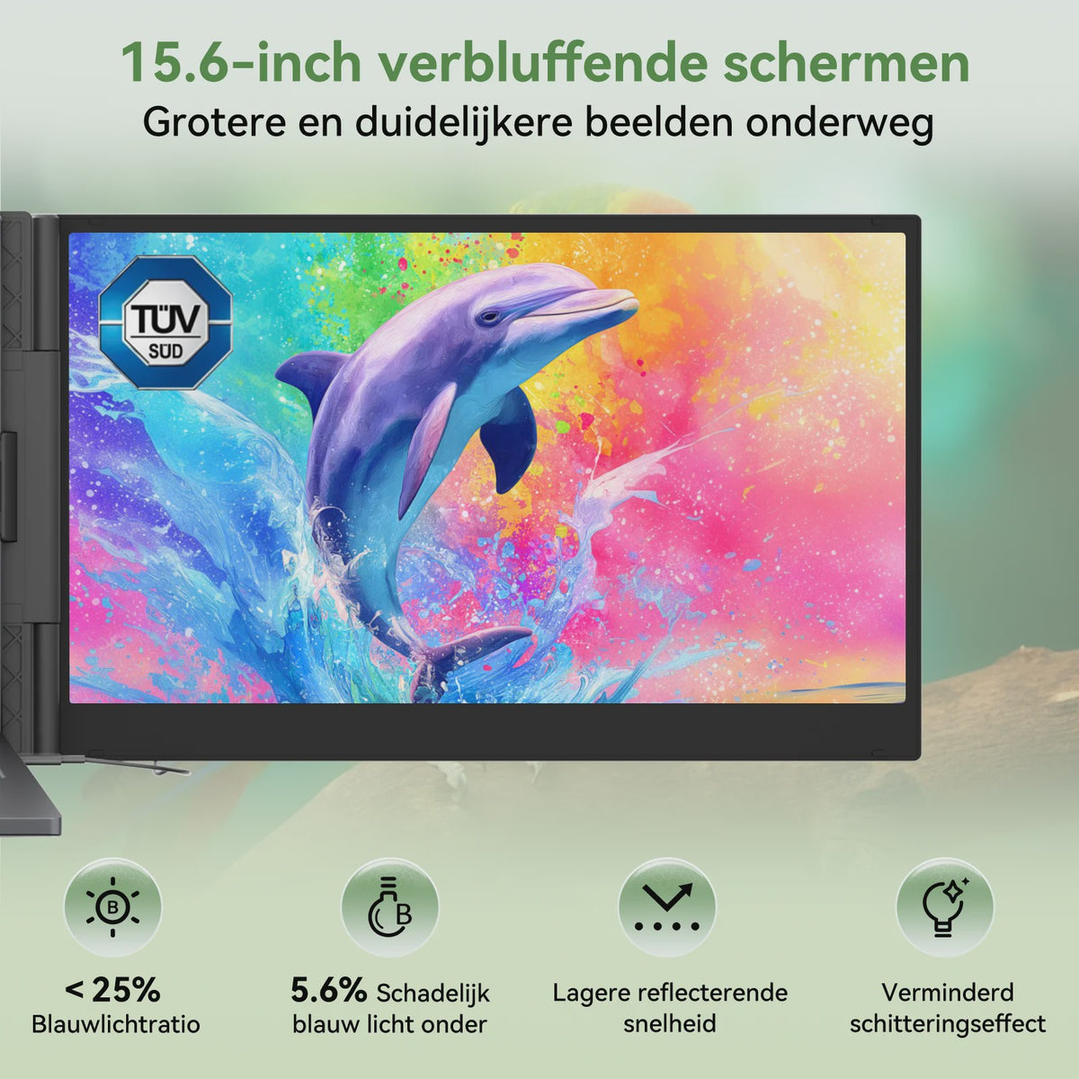Blackview DCM8 Pro Triple Laptop Screen Extender - 15.3" FHD IPS Uitbreiding
