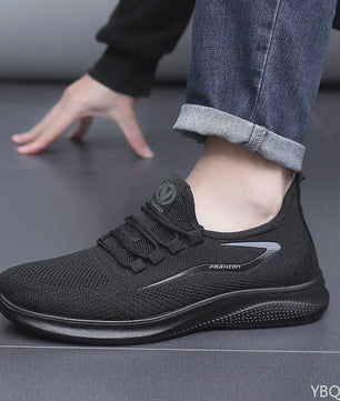 Comfortabele Heren Sneakers: Lichtgewicht Mesh Schoenen met Anti-slip Zool