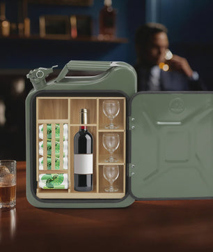 Jerrycan Minibar met Slot - Unieke Drankenkast voor Buiten & Feesten