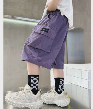 Zomerse Jongens Shorts met Grote Zakken - Katoen, Half Lang - Perfect voor Buiten & Sport (3-14 Jaar)