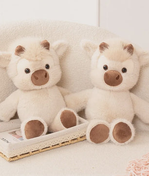 Schattige Highland Koe Pluche Knuffel - Zacht & Knuffelbaar Cadeau