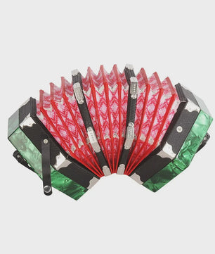 Concertina Accordeon 20 Knoppen - Anglo Stijl Muziekinstrument voor Kinderen