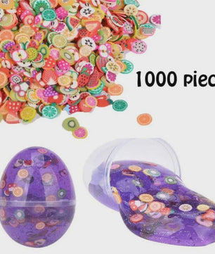 1000x Polymeer Klei Fruit Schijfjes - DIY Sieraden, Epoxy & Telefoon Decoratie