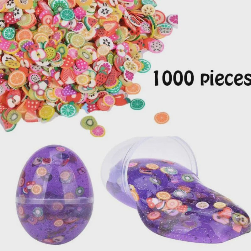 1000x Polymeer Klei Fruit Schijfjes - DIY Sieraden, Epoxy & Telefoon Decoratie